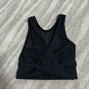 Five dancewear, sports bra. Size youth, extra large.